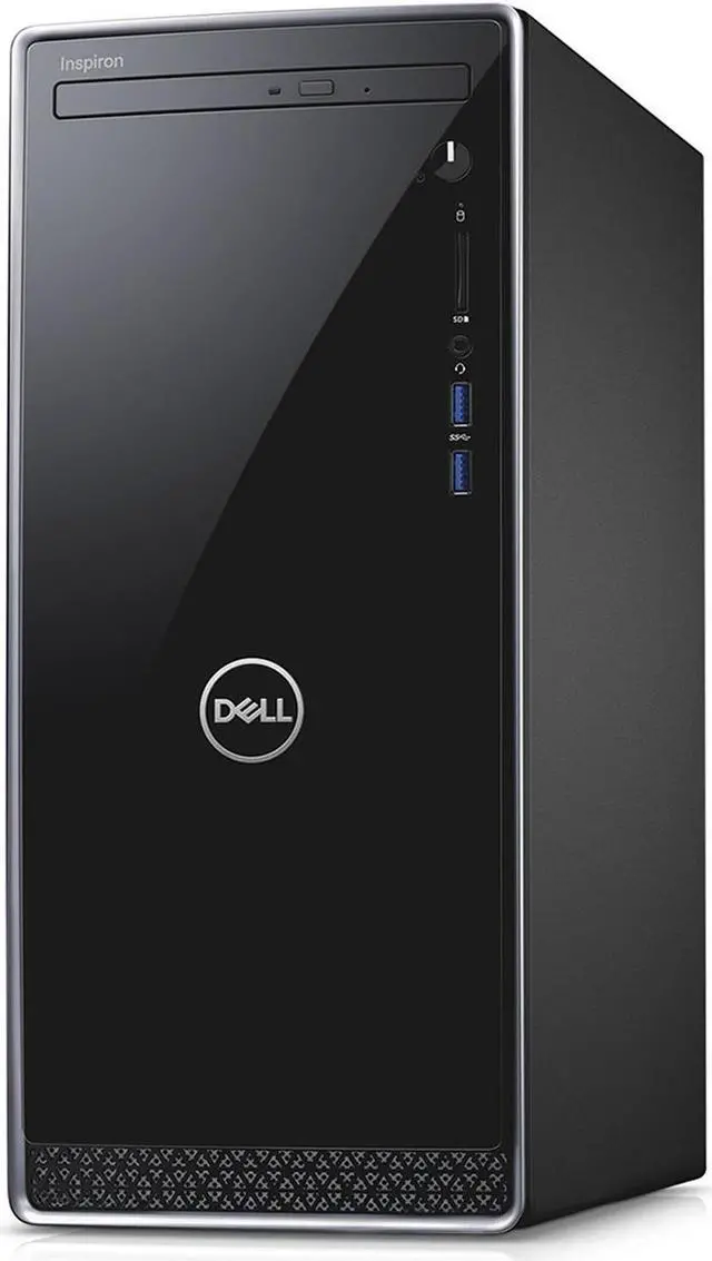 Alt view image 4 of 5 - Dell Inspiron 3670 Desktop, Intel 6-Core i7-8700 Upto 4.6GHz, 32GB RAM, 1TB NVMe SSD + 1TB HDD, DVD-RW, VGA, HDMI, Card Reader, Wi-Fi, Bluetooth, Windows 10 Pro