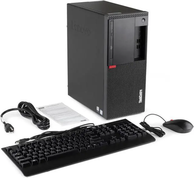 Alt view image 7 of 7 - Lenovo ThinkCentre M910t Desktop, Intel Core i5-6500 Upto 3.6GHz, 16GB RAM, 512GB SSD, DVDRW, VGA, DisplayPort, Wi-Fi, Bluetooth, Windows 10 Pro