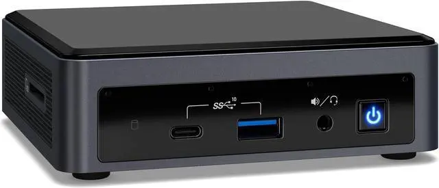 Alt view image 4 of 7 - Intel NUC10i7FNK Mini PC, Intel Core i7-10710U Upto 4.7GHz, 32GB RAM, 1TB NVMe SSD, HDMI, Thunderbolt, Card Reader, Wi-Fi, Bluetooth, Windows 10 Pro