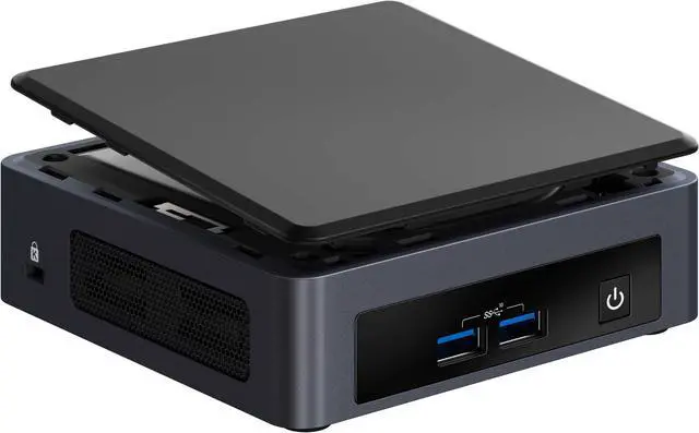 Alt view image 5 of 7 - Intel NUC8V5PNK Mini PC, Intel Core i5-8365U Upto 4.1GHz, 16GB RAM, 512GB NVMe SSD, HDMI, Thunderbolt, Wi-Fi, Bluetooth, Windows 10 Pro