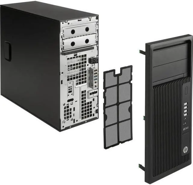 Alt view image 5 of 6 - HP Z240 Series Tower Workstation, Intel Quad-Core i7-6700 Upto 4.0GHz, 16GB DDR4, 512GB SSD Plus 1TB HDD, DVD-RW, Display Port, DVI, USB, Wifi, Bluetooth, Windows 10 Professional 64Bit