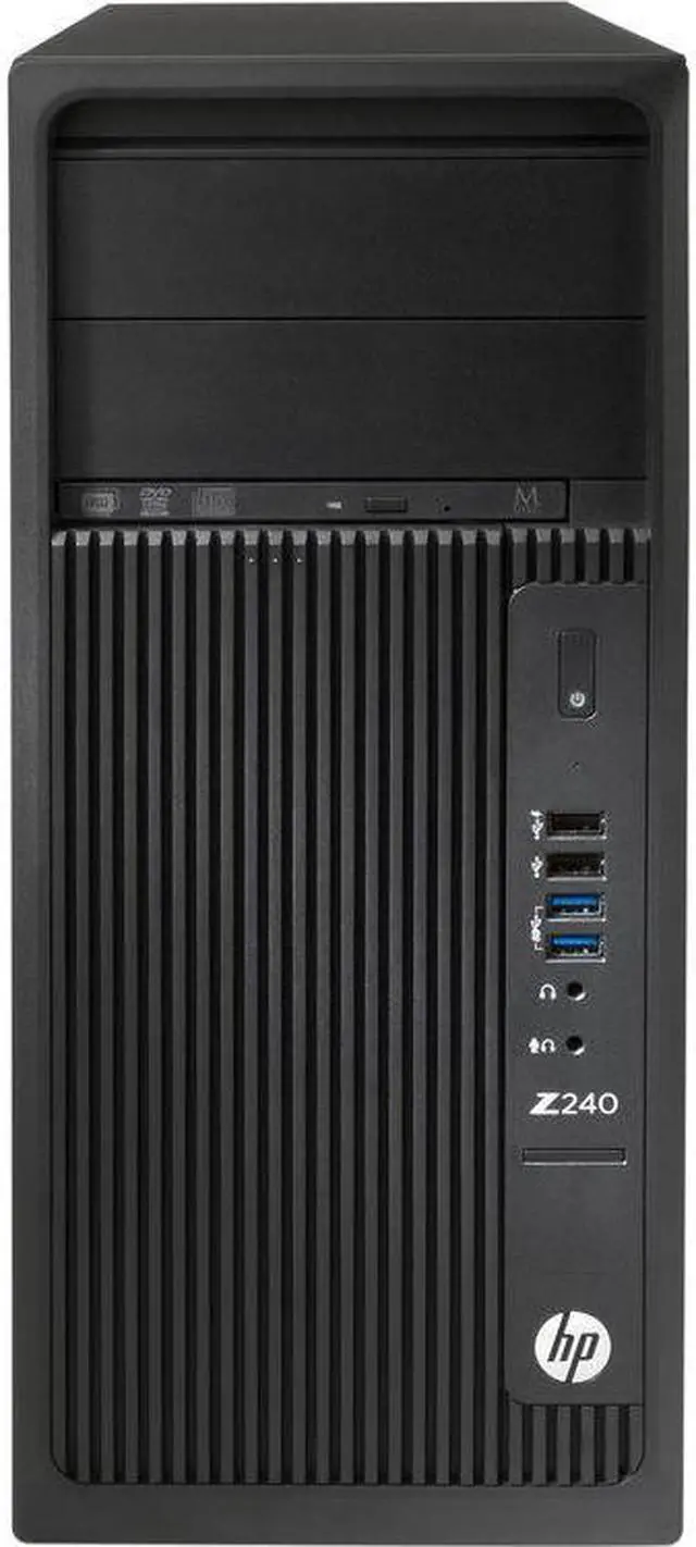 Alt view image 2 of 6 - HP Z240 Series Tower Workstation, Intel Quad-Core i7-6700 Upto 4.0GHz, 32GB DDR4, 1TB SSD Plus 1TB HDD, DVD-RW, Display Port, DVI, USB, Wifi, Bluetooth, Windows 10 Professional 64Bit