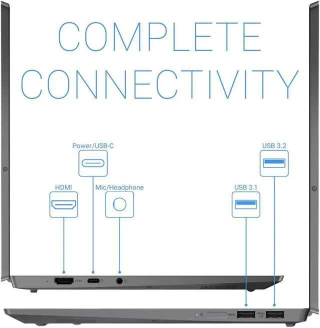 Alt view image 5 of 7 - Lenovo ThinkBook Plus Laptop, 13.3" FHD Display + 10.8" E-Ink Touch Display, Intel Core i5-10210U Upto 4.2GHz, 8GB RAM, 512GB NVMe SSD, HDMI, Wi-Fi, Bluetooth, Windows 10 Pro