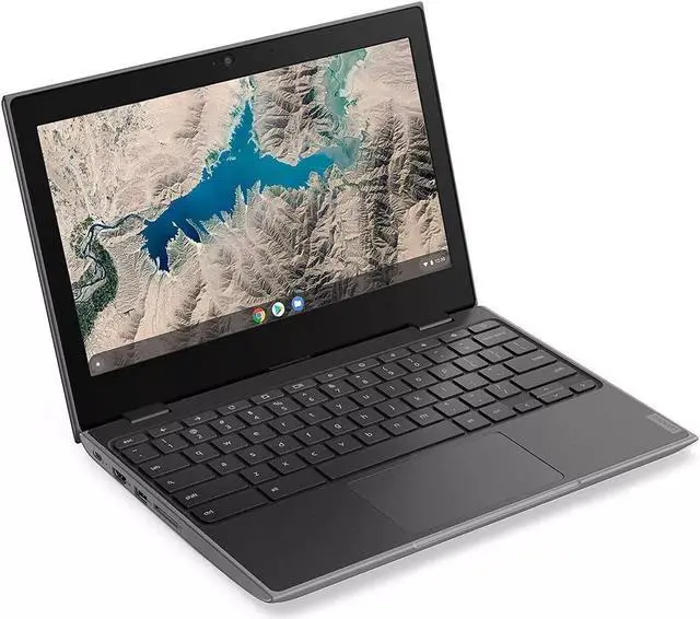Alt view image 2 of 4 - Lenovo Chromebook 100e 2nd Gen Laptop, 11.6" HD Display, MediaTek MT8173C 2.1GHz, 4GB RAM, 32GB eMMC, Chrome OS (81QB000MUS)