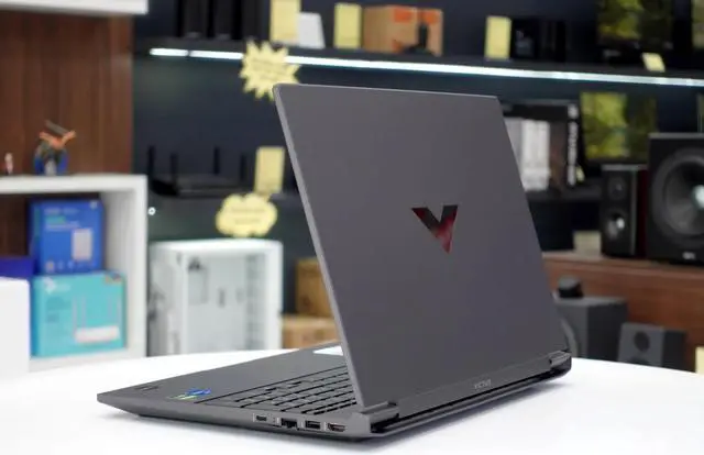 Alt view image 6 of 6 - HP Victus 15 Gaming Laptop, 15.6" 144Hz FHD Display, AMD Ryzen 5 7535HS Upto 4.5GHz, 8GB RAM, 512GB SSD, NVIDIA GeForce RTX 2050, Backlit keys, Windows 11 Home (845A2UA#ABA)