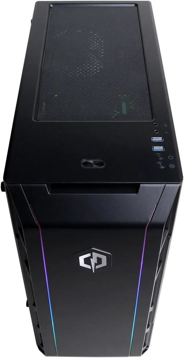 Alt view image 4 of 6 - CyberPowerPC Gamer Master Gaming Desktop PC, AMD Ryzen 7 2700 Upto 4.1GHz, 16GB RAM, 1TB SSD, NVIDIA GeForce GTX 1060, RGB Lighting, Windows 10 Pro