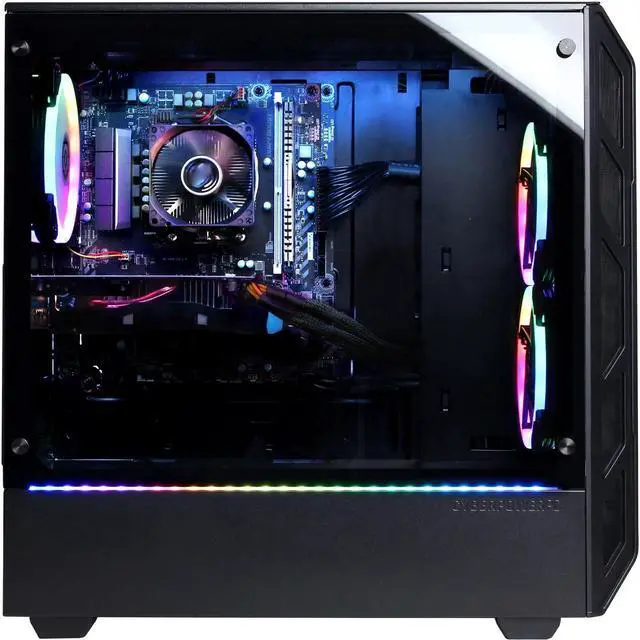 Alt view image 6 of 6 - CyberPowerPC Gamer Master Gaming Desktop PC, AMD Ryzen 7 2700 Upto 4.1GHz, 16GB RAM, 1TB SSD, NVIDIA GeForce GTX 1060, RGB Lighting, Windows 10 Pro