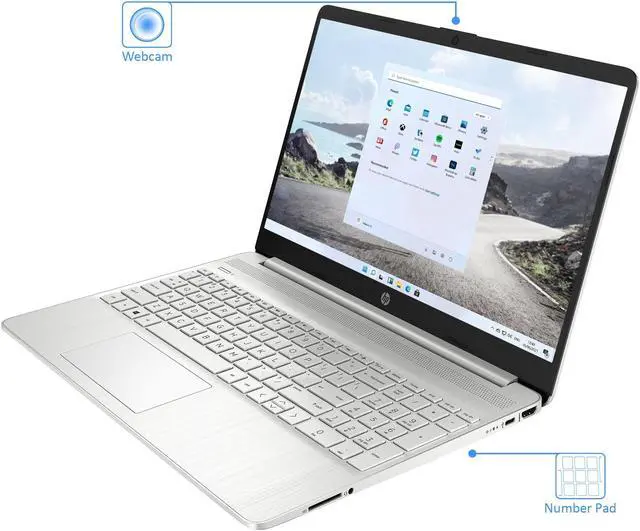 Alt view image 3 of 6 - HP 15.6" Touch Laptop, Intel Core i5-1155G7 Upto 4.5GHz, 16GB RAM, 512GB SSD, Windows 11 Home