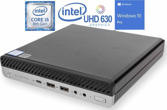 HP EliteDesk 800 G4 Mini PC, Intel Core i5-8500 Upto 4.1GHz, 16GB