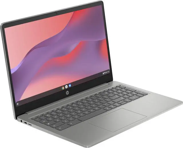 Alt view image 4 of 5 - HP 15a Laptop, 15.6" HD Display, Intel Processor N200 Upto 3.7GHz, 8GB RAM, 64GB eMMC, Chrome OS (7J267UA#ABA)