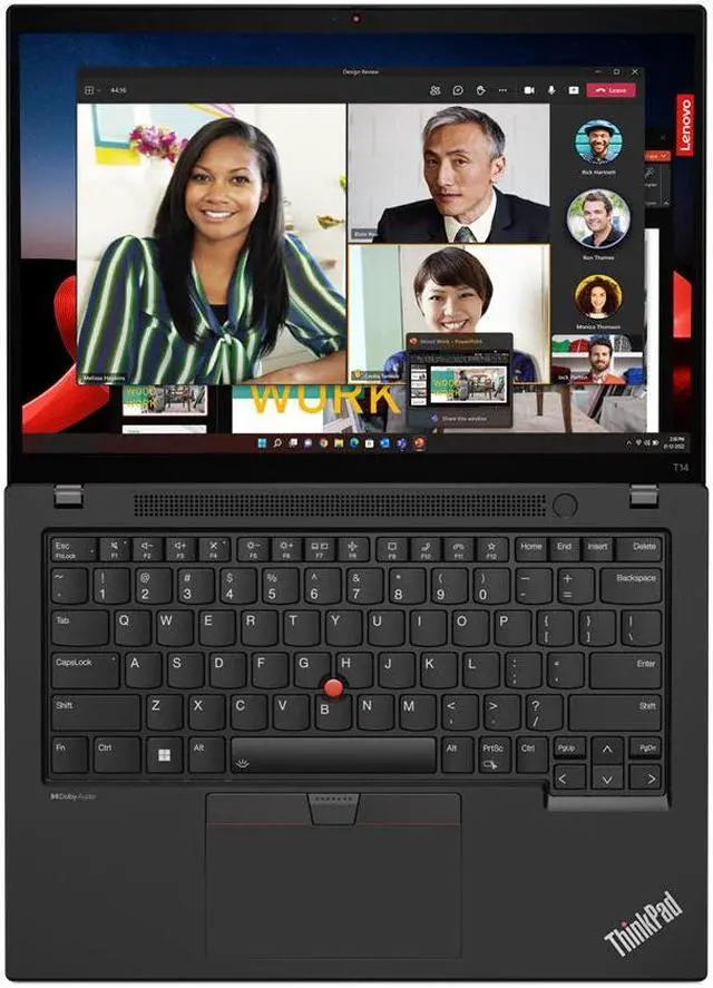 Alt view image 4 of 6 - Lenovo ThinkPad T14 Gen 4 Laptop, 14" FHD+ Display, Intel Core i7-1355U Upto 5GHz, 32GB RAM, 1TB SSD, Backlit keys, Fingerprint Reader, Windows 11 Pro (21HDS2N000)