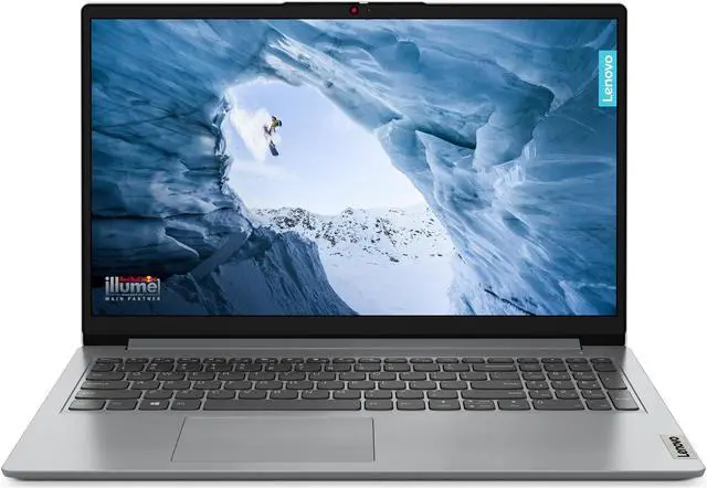 Main image of Lenovo IdeaPad 1 Laptop, 15.6" HD Display, Intel Celeron N4500 Upto 2.8GHz, 4GB RAM, 128GB eMMC, Windows 11 Home (82LX00A4US)