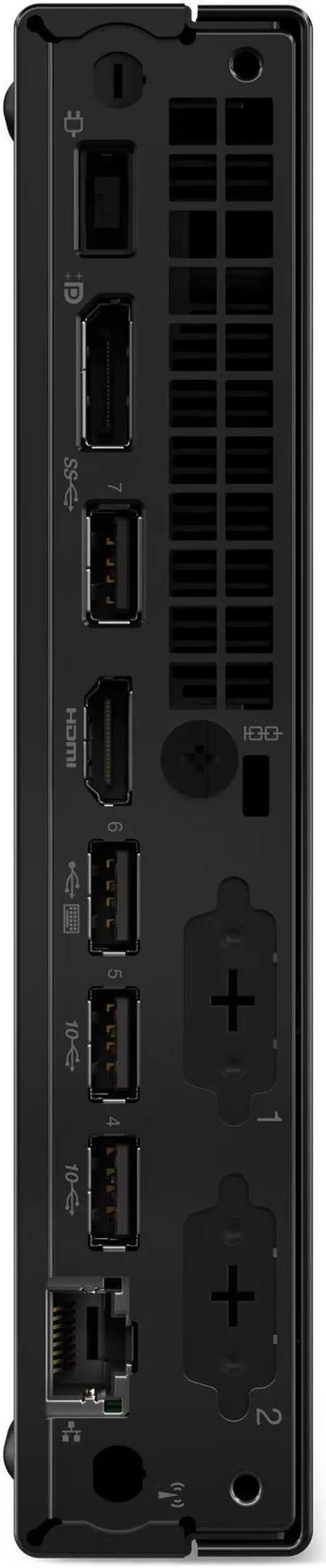 Alt view image 3 of 6 - Lenovo ThinkCentre M70q Gen 5 Desktop PC, Intel Core i7-14700T Upto 5GHz, 16GB RAM, 512GB SSD, Windows 11 Pro (12TD006CUX)
