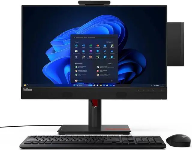 Alt view image 5 of 6 - Lenovo ThinkCentre M70q Gen 5 Desktop PC, Intel Core i7-14700T Upto 5GHz, 16GB RAM, 512GB SSD, Windows 11 Pro (12TD006CUX)