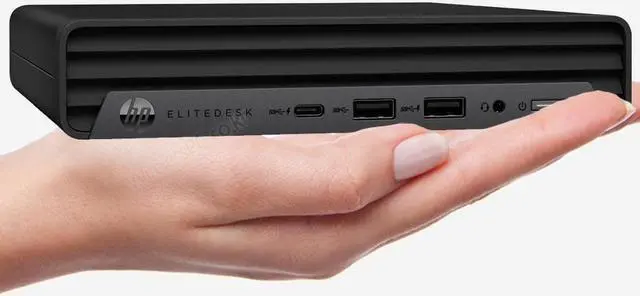 Alt view image 4 of 4 - HP Elite 805 G8 Desktop PC, AMD Ryzen 5 5650G Upto 4.4GHz, 8GB RAM, 256GB SSD, Windows 11 Pro