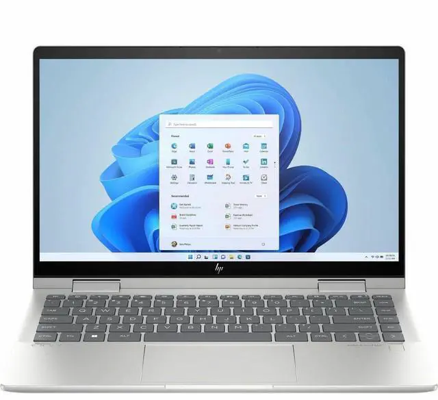 Main image of HP Envy x360 2-in-1 Laptop, 14" FHD Touch Display, Intel Core 5 120U Upto 5GHz, 8GB RAM, 512GB SSD, Backlit keys, Fingerprint Reader, Windows 11 Pro