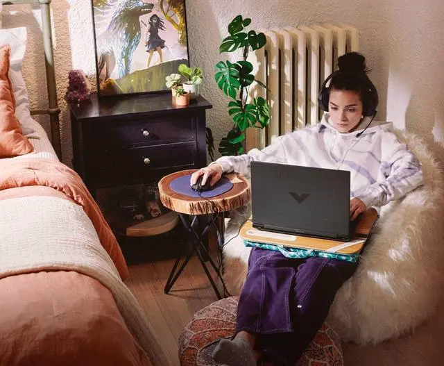 Alt view image 5 of 5 - HP Victus 15-fb Gaming Laptop, 15.6" 144Hz FHD Display, AMD Ryzen 7 7445HS Upto 4.7GHz, 64GB RAM, 4TB SSD, NVIDIA GeForce RTX 4050, Backlit keys, Windows 11 Home