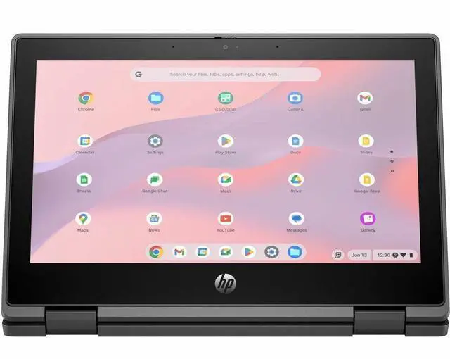 Alt view image 5 of 6 - HP Fortis x360 G5 2-in-1 Laptop, 11.6" HD Touch Display, Intel Pentium N200 Upto 3.7GHz, 8GB RAM, 64GB eMMC, Chrome OS (9R3A1UT#ABA)