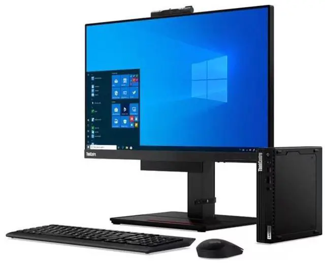 Alt view image 3 of 5 - Lenovo ThinkCentre M75q Gen 2 Desktop PC, AMD Ryzen 5 5600GE Upto 4.4GHz, 16GB RAM, 512GB SSD, Windows 11 Pro