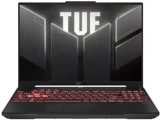 Main image of ASUS TUF A16 Gaming Laptop, 16" 144Hz FHD+ Display, AMD Ryzen 7 7445HS Upto 4.7GHz, 32GB RAM, 2TB SSD, NVIDIA GeForce RTX 4050, Backlit keys, Windows 11 Pro