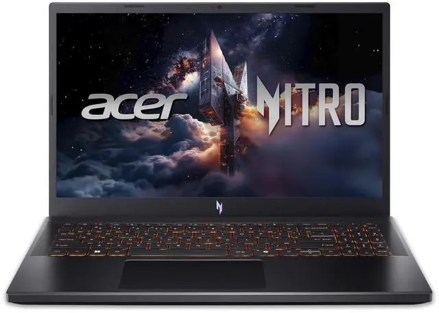Main image of Acer Nitro V Gaming Laptop, 15.6" 165Hz FHD Display, Intel Core 5 210H Upto 4.8GHz, 16GB RAM, 4TB SSD, NVIDIA GeForce RTX 4050, Backlit keys, Windows 11 Home