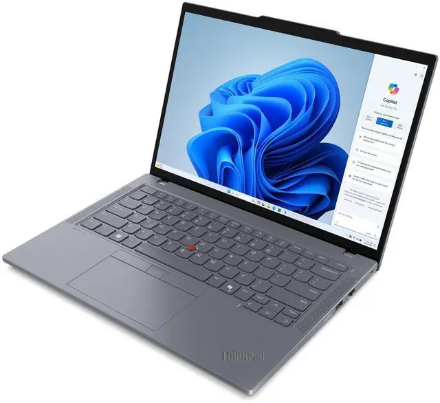 Alt view image 3 of 7 - Lenovo ThinkPad T14 Gen 5 Laptop, 14" WUXGA Display, Intel Core Ultra 7 155U Upto 4.8GHz, 16GB RAM, 1TB SSD, Backlit keys, Fingerprint Reader, Windows 11 Pro