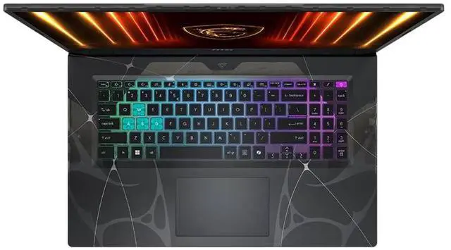 Alt view image 5 of 6 - MSI Cyborg Gaming Laptop, 15.6" 144Hz FHD Display, Intel Core 7 240H Upto 5GHz, 16GB RAM, 1TB SSD, NVIDIA GeForce RTX 5060, Backlit keys, Windows 11 Pro
