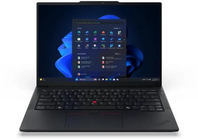 Main image of Lenovo ThinkPad E14 Gen 7 Laptop, 14" WUXGA Display, Intel Core Ultra 7 258V Upto 4.8GHz, 32GB RAM, 4TB SSD, Backlit keys, Fingerprint Reader, Windows 11 Pro