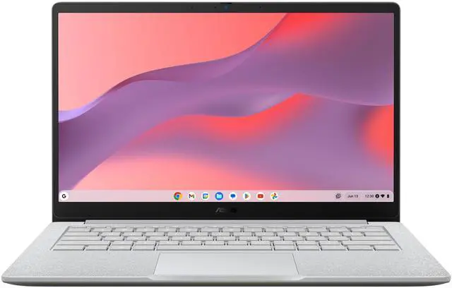 Main image of ASUS Chromebook CX14 Laptop, 14" FHD Display, Intel Core 3 N355 Upto 3.9GHz, 8GB RAM, 128GB eMMC, Chrome OS (CX1405CTA-I38128)