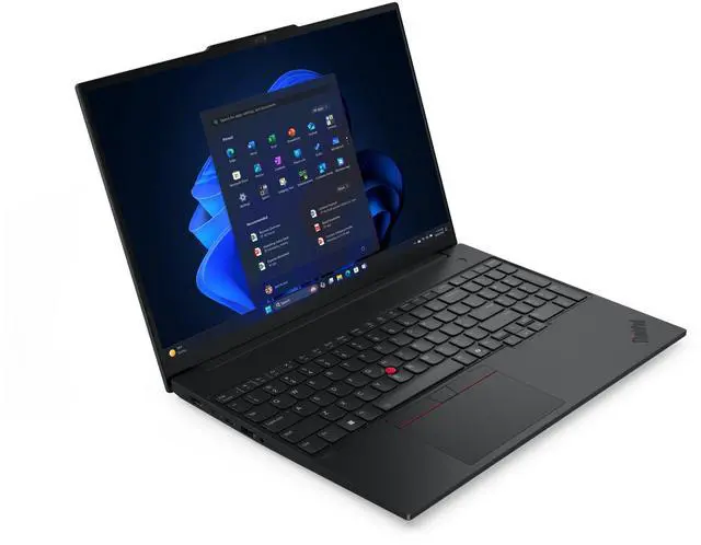 Alt view image 3 of 6 - Lenovo ThinkPad E16 Gen 3 Laptop, 16" WUXGA Display, Intel Core Ultra 7 255H Upto 5GHz, 16GB RAM, 4TB SSD, Backlit keys, Fingerprint Reader, Windows 11 Pro