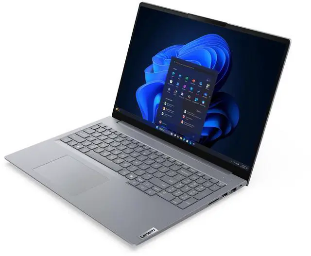 Alt view image 3 of 6 - Lenovo ThinkBook 16 Gen 9 Laptop, 16" WUXGA Display, AMD Ryzen 7 250 Upto 5GHz, 32GB RAM, 4TB SSD, Backlit keys, Fingerprint Reader, Windows 11 Pro