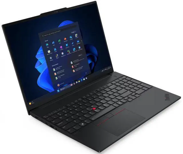 Alt view image 2 of 5 - Lenovo ThinkPad E16 Gen 3 Laptop, 16" WUXGA Display, Intel Core Ultra 5 225U Upto 4.8GHz, 16GB RAM, 512GB SSD, Backlit keys, Fingerprint Reader, Windows 11 Pro