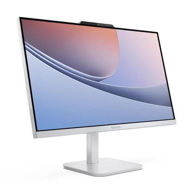 Alt view image 2 of 7 - Lenovo A100 All-in-One Desktop PC, 23.8" FHD Display, Intel Core N100 Upto 3.4GHz, 16GB RAM, 512GB SSD, Wireless Mouse & Keyboard, Windows 11 Pro