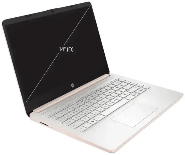 Alt view image 3 of 4 - HP 14-dq6103dx Laptop, 14" HD Display, Intel Core N150 Upto 3.6GHz, 4GB RAM, 128GB eMMC, Windows 11 Home (D0SN9UA#ABA)