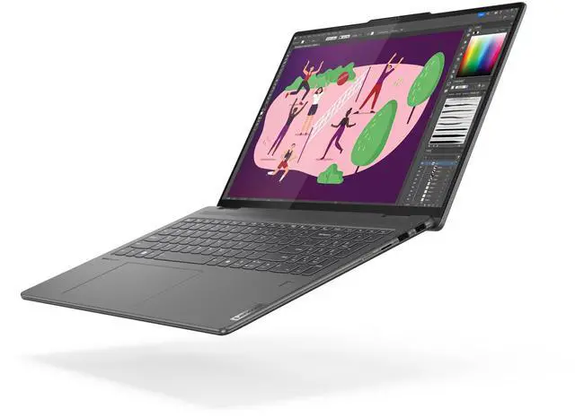 Alt view image 2 of 7 - Lenovo Yoga 7 16IML9 2-in-1 Laptop, 16" WUXGA Touch Display, Intel Core Ultra 7 155U Upto 4.8GHz, 16GB RAM, 4TB SSD, Backlit keys, Fingerprint Reader, Windows 11 Home