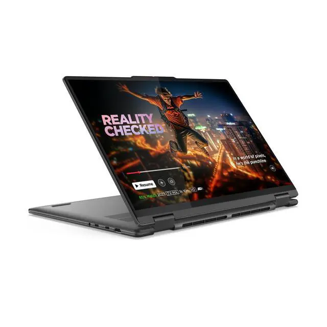 Alt view image 5 of 7 - Lenovo Yoga 7 16IML9 2-in-1 Laptop, 16" WUXGA Touch Display, Intel Core Ultra 7 155U Upto 4.8GHz, 16GB RAM, 4TB SSD, Backlit keys, Fingerprint Reader, Windows 11 Pro