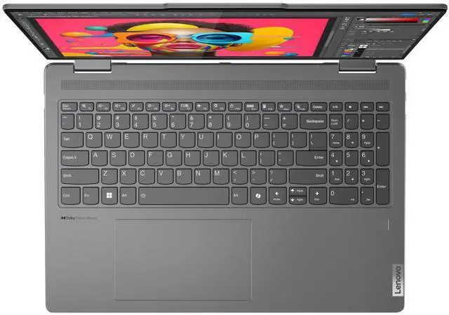 Alt view image 3 of 7 - Lenovo Yoga 7 16IML9 2-in-1 Laptop, 16" WUXGA Touch Display, Intel Core Ultra 7 155U Upto 4.8GHz, 16GB RAM, 4TB SSD, Backlit keys, Fingerprint Reader, Windows 11 Home