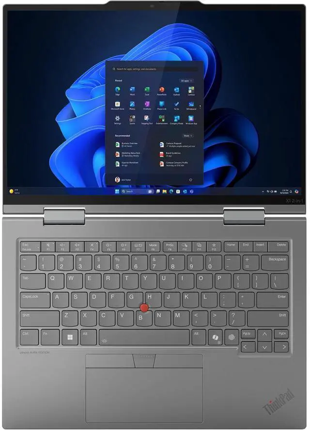 Alt view image 6 of 7 - Lenovo ThinkPad X1 Gen 10 2-in-1 Laptop, 14" WUXGA Touch Display, Intel Core Ultra 7 255U Upto 5.2GHz, 16GB RAM, 4TB SSD, Backlit keys, Fingerprint Reader, Windows 11 Pro