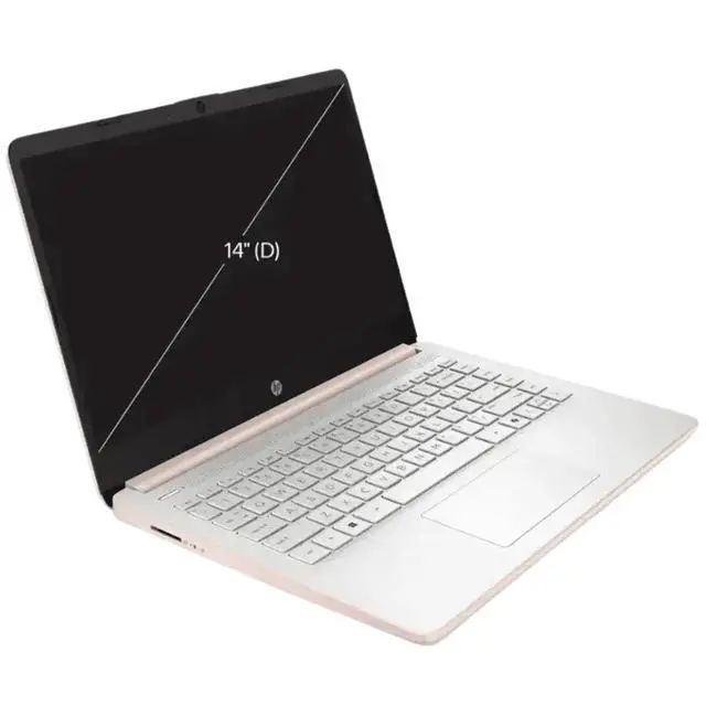 Alt view image 3 of 4 - HP 14-dq6104dx Laptop, 14" HD Display, Intel Core N150 Upto 3.6GHz, 4GB RAM, 128GB eMMC, Windows 11 Pro