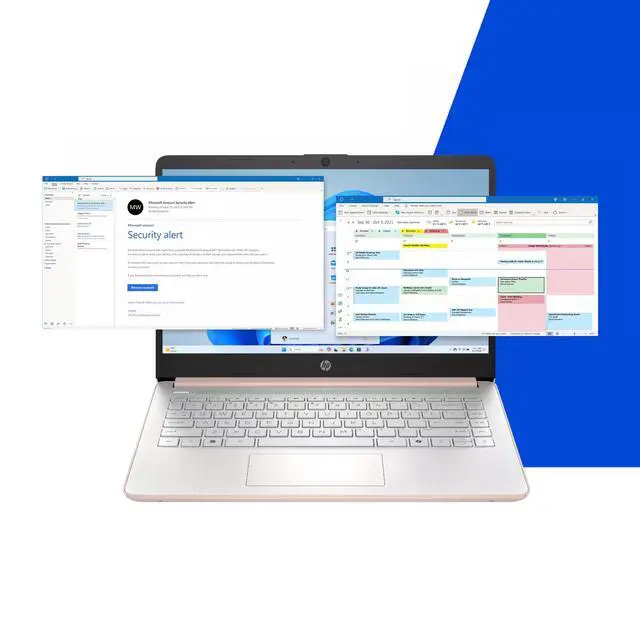 Alt view image 4 of 4 - HP 14-dq6104dx Laptop, 14" HD Display, Intel Core N150 Upto 3.6GHz, 4GB RAM, 128GB eMMC, Windows 11 Pro