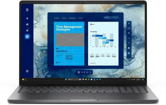 Main image of Dell Pro PC16250 Laptop, 16" WUXGA Display, Intel Core 5 120U Upto 5GHz, 16GB RAM, 2TB SSD, Backlit keys, Windows 11 Pro