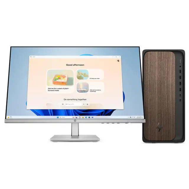 Alt view image 6 of 6 - HP OmniDesk M03-0034 Desktop PC, Intel Core Ultra 5 225 Upto 4.9GHz, 16GB RAM, 512GB SSD, Wireless Mouse & Keyboard, Windows 11 Home