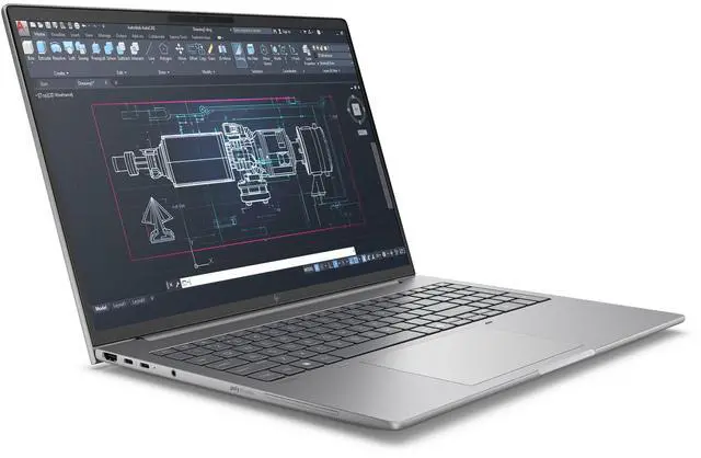 Alt view image 2 of 6 - HP ZBook 8 G1i Gaming Laptop, 16" FHD Display, Intel Core Ultra 7 265H Upto 5.3GHz, 32GB RAM, 1TB SSD, NVIDIA RTX 500, Backlit keys, Fingerprint Reader, Windows 11 Pro