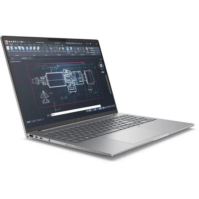 Alt view image 2 of 6 - HP ZBook 8 G1i Gaming Laptop, 16" FHD Display, Intel Core Ultra 7 265H Upto 5.3GHz, 32GB RAM, 4TB SSD, NVIDIA RTX 500, Backlit keys, Fingerprint Reader, Windows 11 Pro