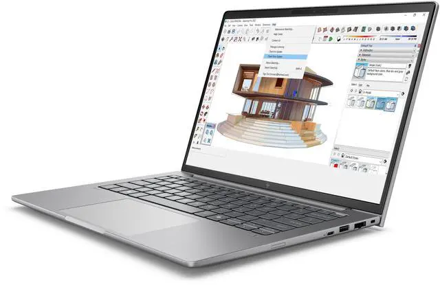 Alt view image 3 of 7 - HP ZBook 8 G1i Gaming Laptop, 14" WUXGA Display, Intel Core Ultra 7 255H Upto 5GHz, 32GB RAM, 2TB SSD, NVIDIA RTX 500, Backlit keys, Fingerprint Reader, Windows 11 Pro
