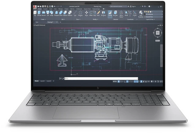 Main image of HP ZBook 8 G1i Gaming Laptop, 16" WUXGA Display, Intel Core Ultra 7 255H Upto 5GHz, 16GB RAM, 2TB SSD, NVIDIA RTX 500, Backlit keys, Fingerprint Reader, Windows 11 Pro