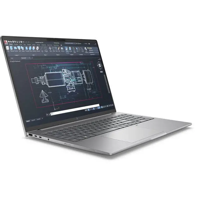 Alt view image 2 of 6 - HP ZBook 8 G1i Gaming Laptop, 16" WUXGA Display, Intel Core Ultra 7 255H Upto 5GHz, 32GB RAM, 4TB SSD, NVIDIA RTX 500, Backlit keys, Fingerprint Reader, Windows 11 Pro