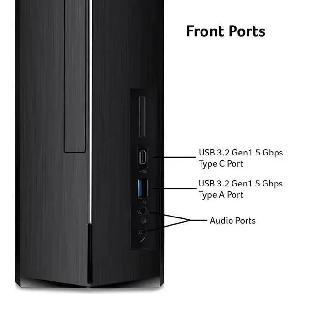 Alt view image 5 of 5 - Acer Aspire XC-1715 Desktop PC, Intel Core N150 Upto 3.6GHz, 16GB RAM, 1TB SSD, Windows 11 Home