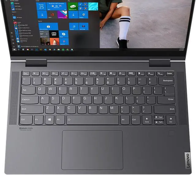 Alt view image 6 of 7 - Lenovo Yoga 7i 2-in-1, 14" IPS FHD Touch Display, Intel Core i7-1165G7 Upto 4.7GHz, 12GB RAM, 512GB NVMe SSD, Thunderbolt, Wi-Fi, Bluetooth, Windows 10 Home (82BH0002US)
