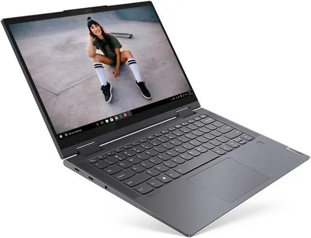 Alt view image 4 of 7 - Lenovo Yoga 7i 2-in-1, 14" IPS FHD Touch Display, Intel Core i7-1165G7 Upto 4.7GHz, 12GB RAM, 512GB NVMe SSD, Thunderbolt, Wi-Fi, Bluetooth, Windows 10 Home (82BH0002US)